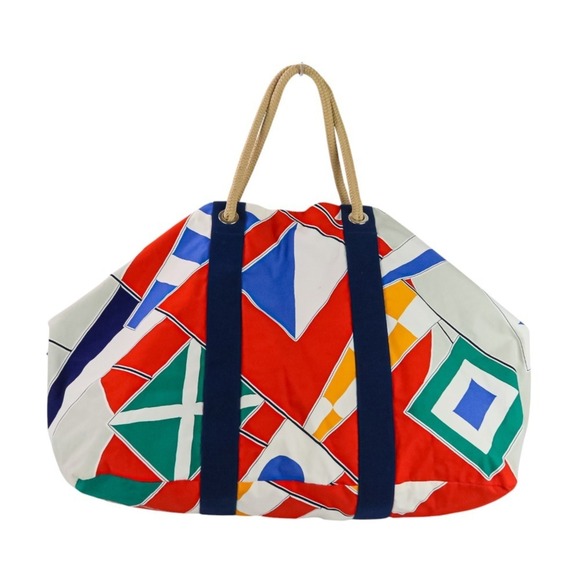 HERMES Le Chandelier Beach Bag Tote Multicolor Women's